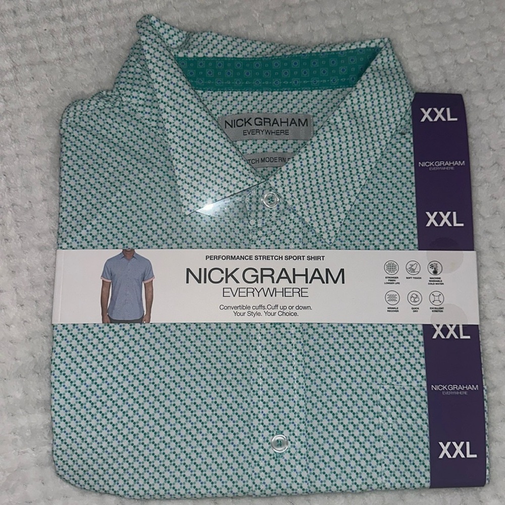 Nick Graham! Performance Stretch Sport Shirt!